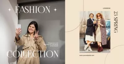 Fashion Ad with Attractive Women