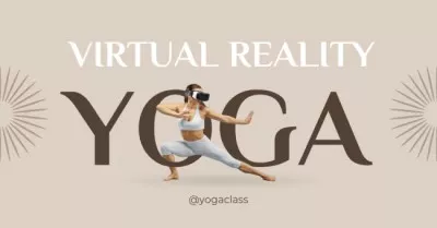 Yoga Lessons with VR Headset