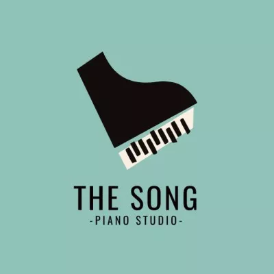  Piano Studio Advertisement Band Logo Maker