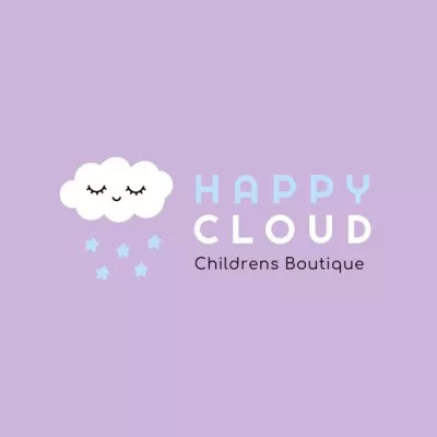 Children's Boutique Advertisement Сlothing Logos