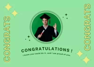 Graduation Greeting Card  Congratulation Cards