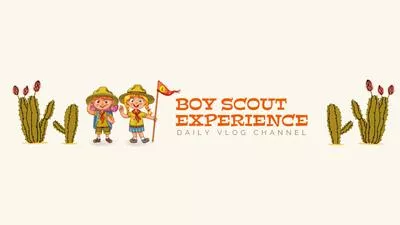 Boy Scout Plays Guitar and Girl Listens YouTube Channel Art