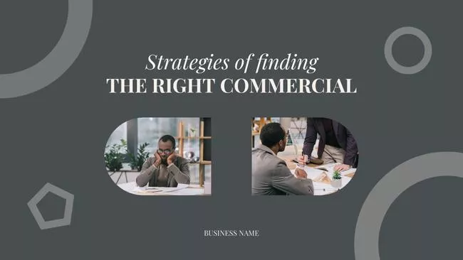 Strategies of Finding Commercial Real Estate Presentations