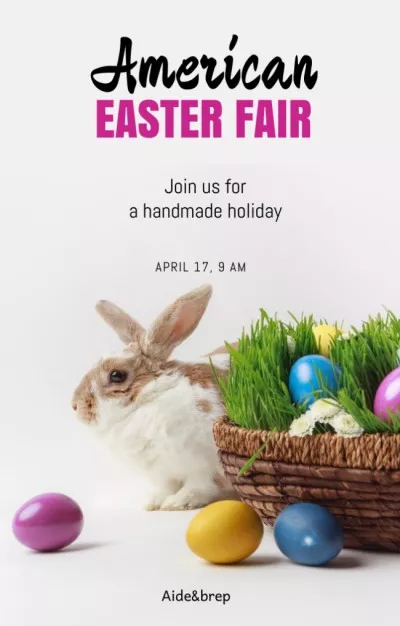American Easter Fair Easter Invitations