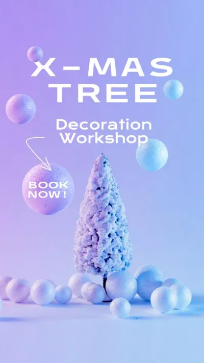 Christmas Tree Decoration Workshop Announcement