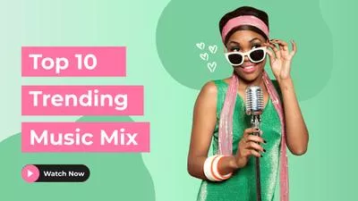 Top 10 Trending Music Mix YouTube Channel Art