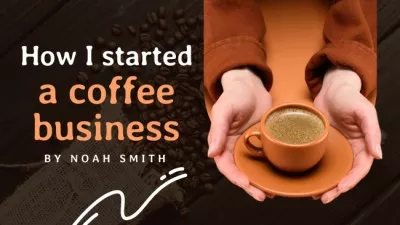 How to Start a Coffee Shop Business YouTube Thumbnails