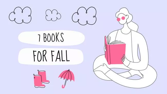 Fall Books to Read for Autumn Youtube Outro Video