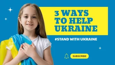 How to Help Ukraine YouTube Thumbnails