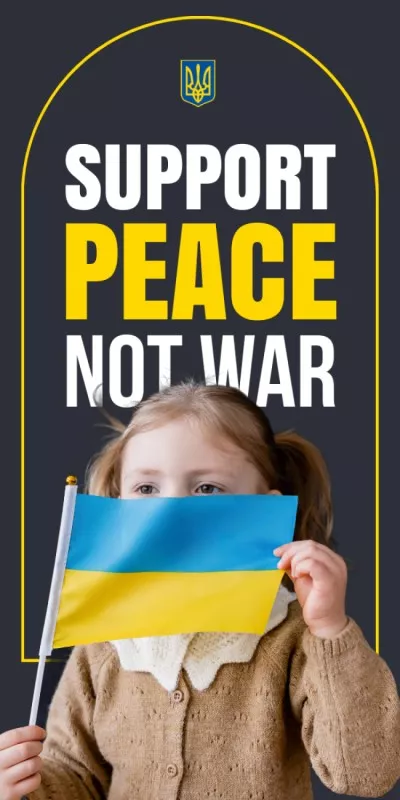 Support Peace not War Blog Graphics