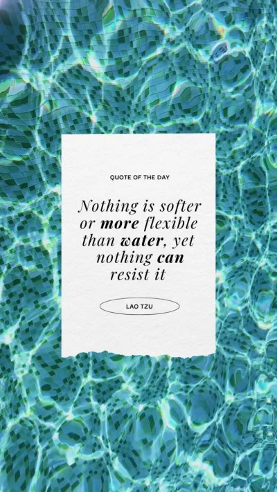 Quote of the Day about Water