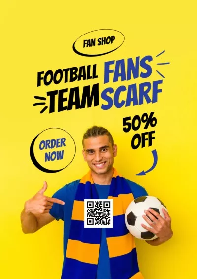 Football Team Scarfs for Fans Sale Football Posters