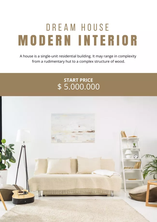 Property Sale Offer with Modern Interior