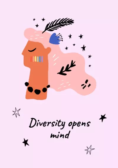 Inspirational Phrase about Diversity Quote Posters