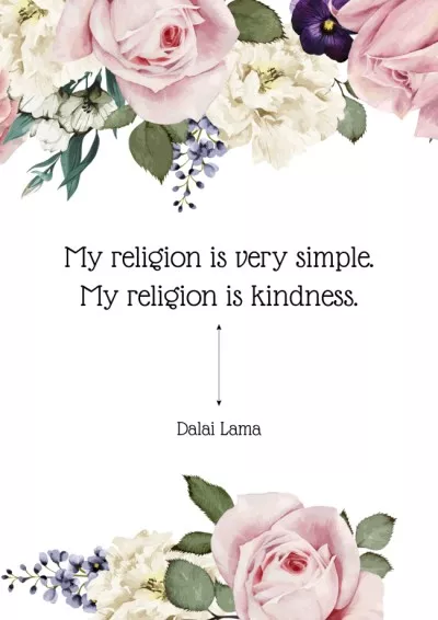 Religion Inspirational quote with rose Quote Posters