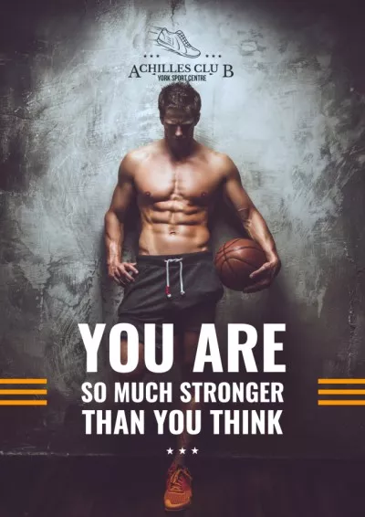 Sports Motivational Quote with Basketball Player Motivational Posters