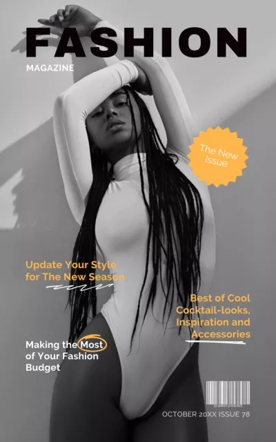 Possible Style Tips with Attractive Young African American Woman eBook Design