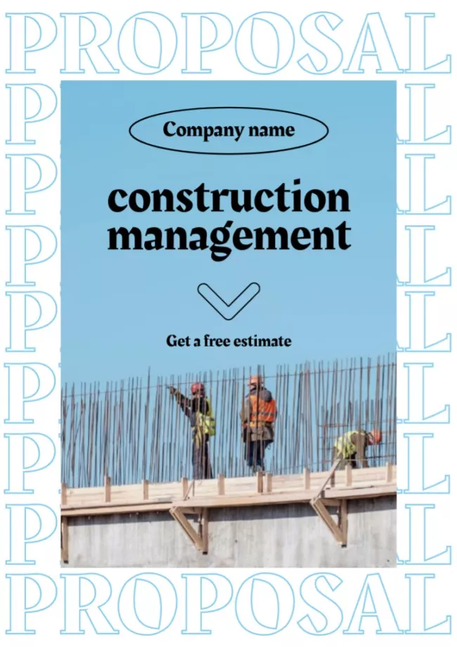 Construction Management Services Ad with Builders