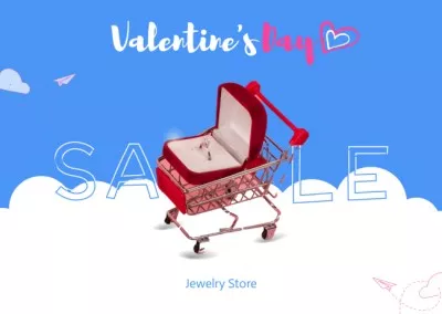 Valentine's Day Jewelery Purchase Offer Thanksgiving Cards