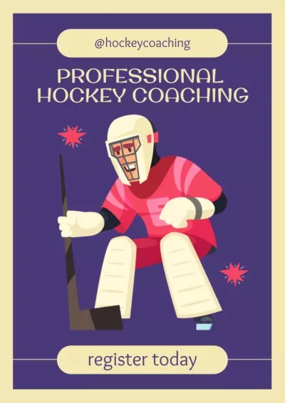 Professional Hockey Coaching Vintage Posters