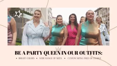 Party Clothes Shop With Inclusivity Promotion