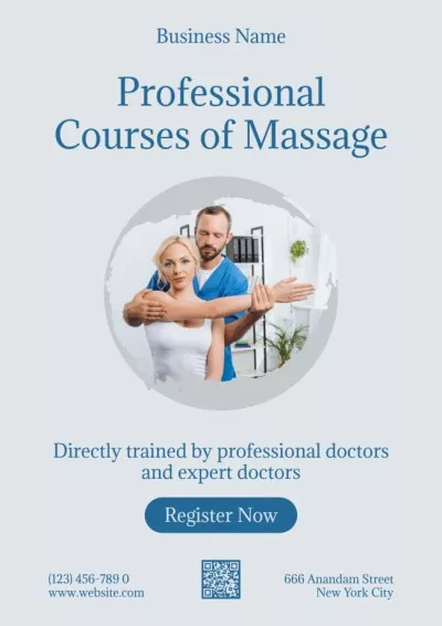 Professional Massage Courses Pharmacy Posters