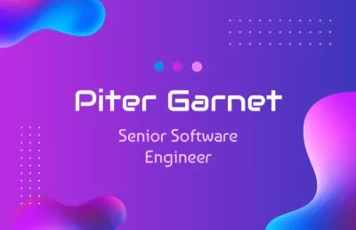 Senior Software Engineer Services Promotion Name Tag