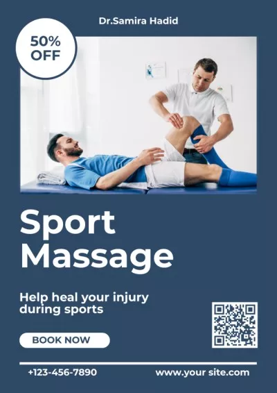 Sports Massage Services Pharmacy Posters