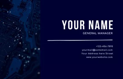 General Manager Services Offer Name Tag