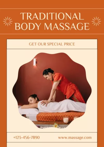 Traditional Thai Massage Pharmacy Posters