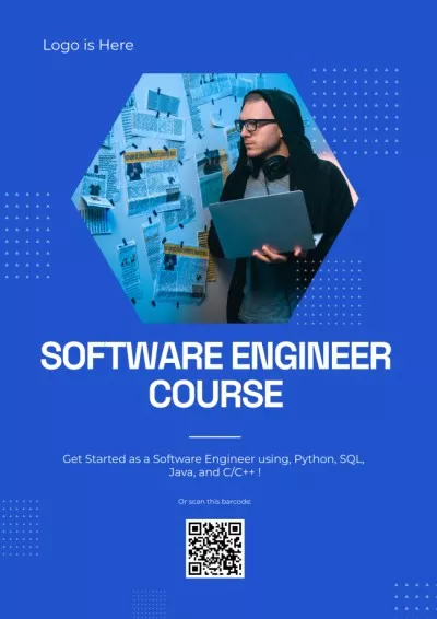 Software Engineer Course Announcement Student council Posters