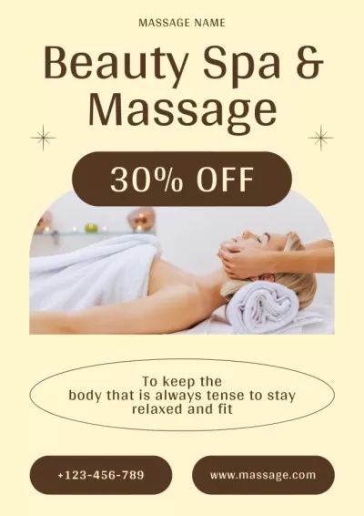 Massage Services Discount Pharmacy Posters