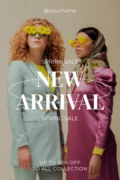 Announcement of the New Spring Arrival Women's Collection