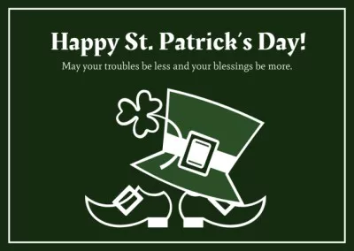 St. Patrick's Day Wishes Good Luck Cards