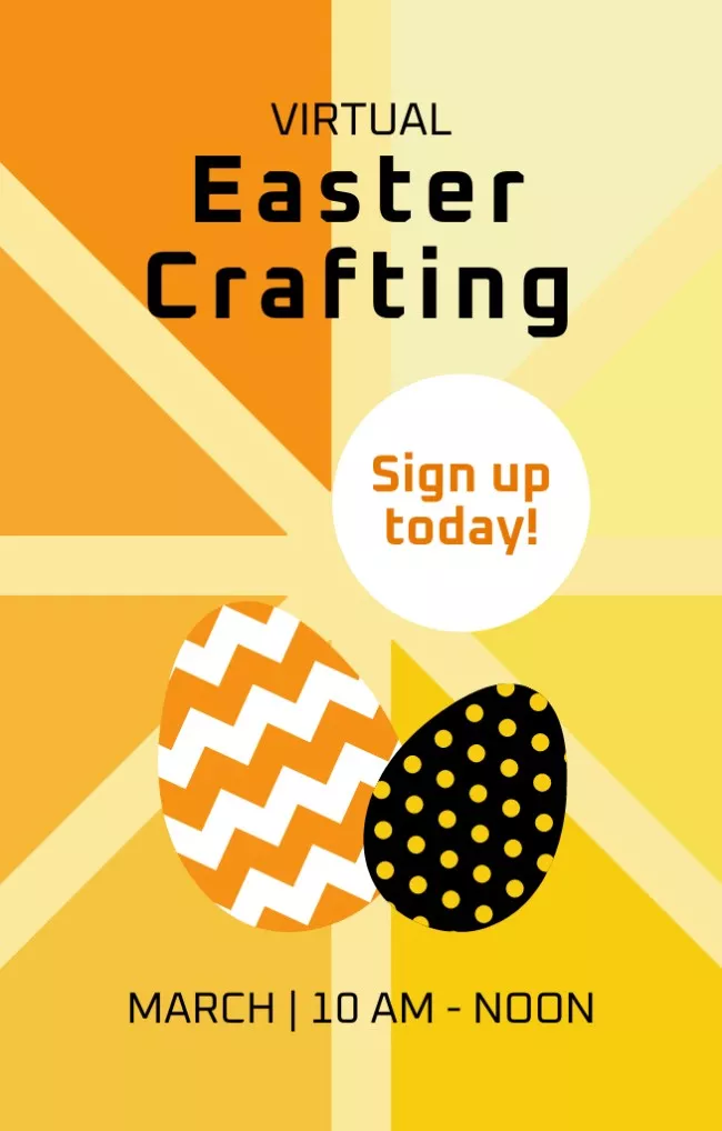 Virtual Easter Crafting Announcement