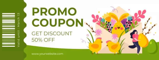 Easter Promotion with Bright Festive Illustration