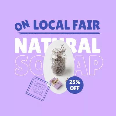 Local Natural Soap Fair Announcement