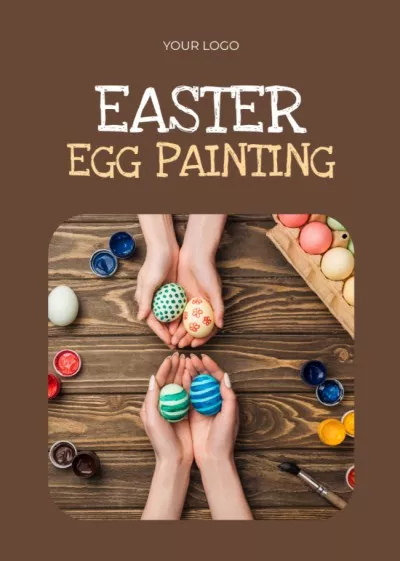 Easter Egg Painting Easter Flyer