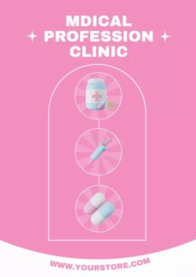 Healthcare Branding Kits Pharmacy Posters