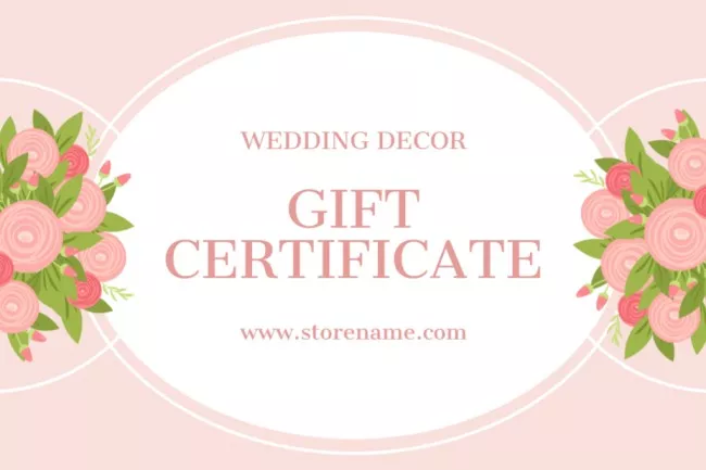 Wedding Decor Store Offer