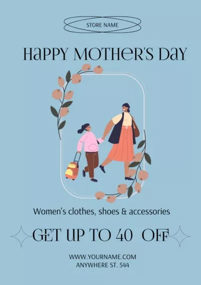 Mother's Day Holiday Discount Ad