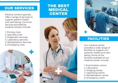 Best Medical Center Service Offer Brochure Maker