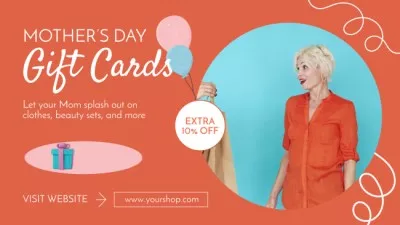 Various Gifts With Discount On Mother's Day Offer Animated Graphics