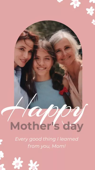 Mother's Day Celebration With Warm Wishes Facebook Stories
