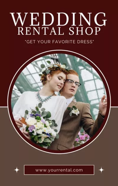 Wedding Rental Shop Ad Bridal Shower Invitations