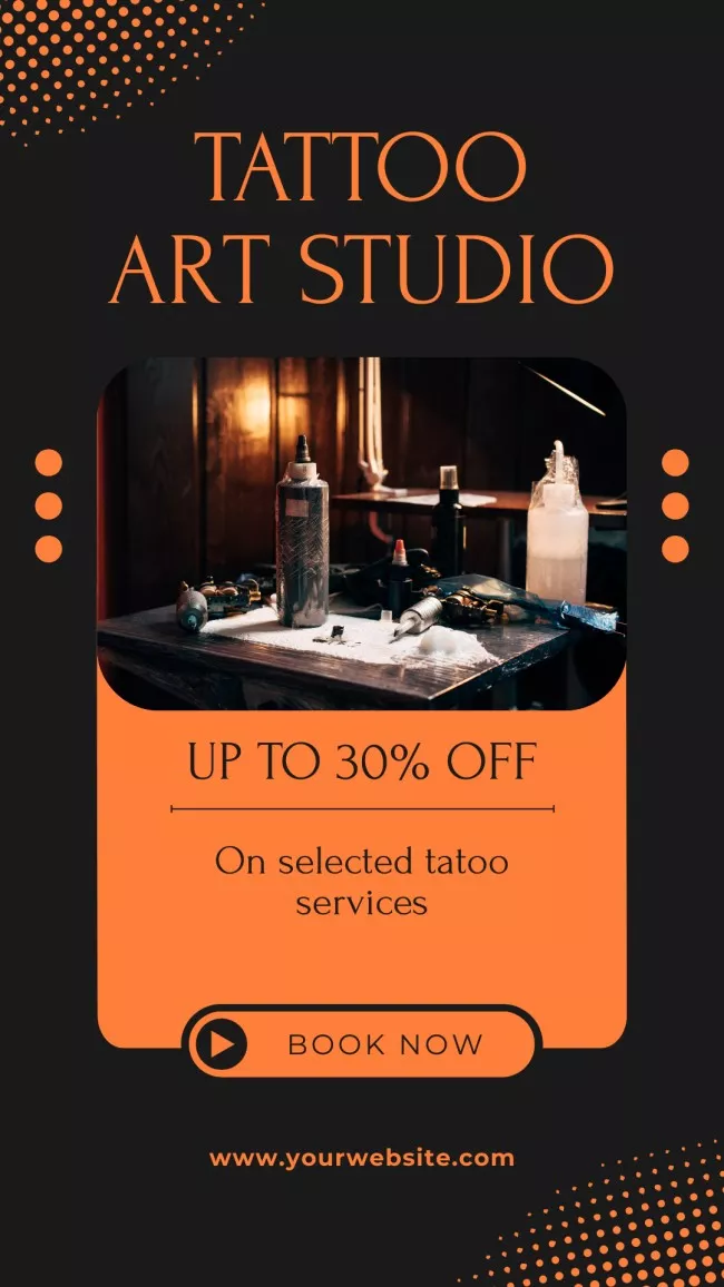 Tattoo Art Studio With Discount For Services