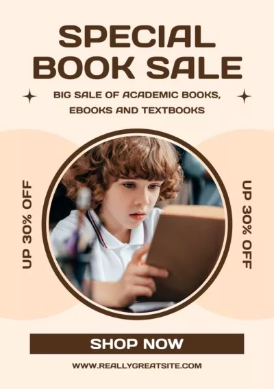 Special Book Sale School Posters