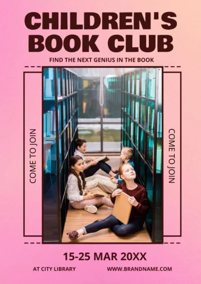 Childrens' Book Club Ad Classroom Posters