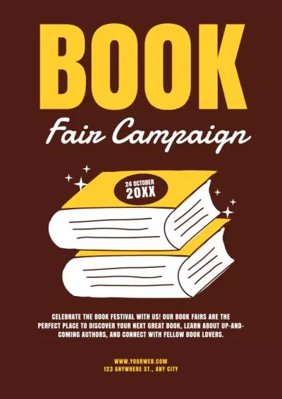 Book Fair Campaign Announcement Campaign Posters