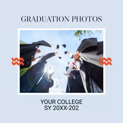 Photos of Alumni in Graduation Uniform Photo Book